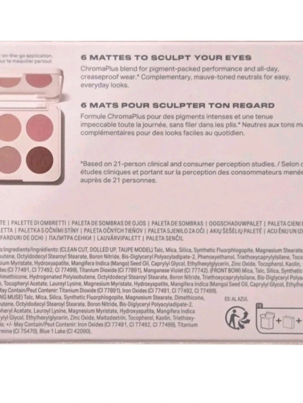 Morphe ChromaPlus Mauve Mode 6-Pan Eyeshadow Palette, NEW IN BOX